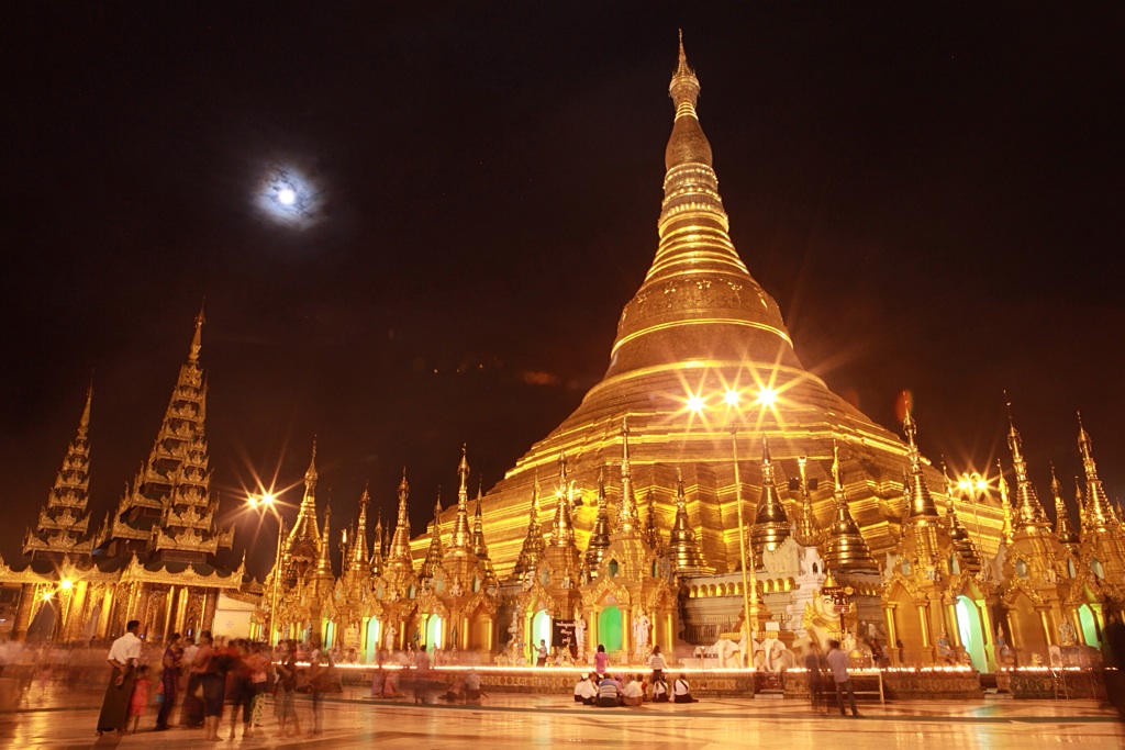 Shwedagon pagoda, Yangon