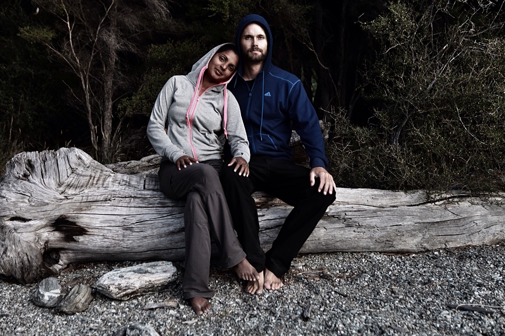 Emi and Patrick, Fox glacier, NZ